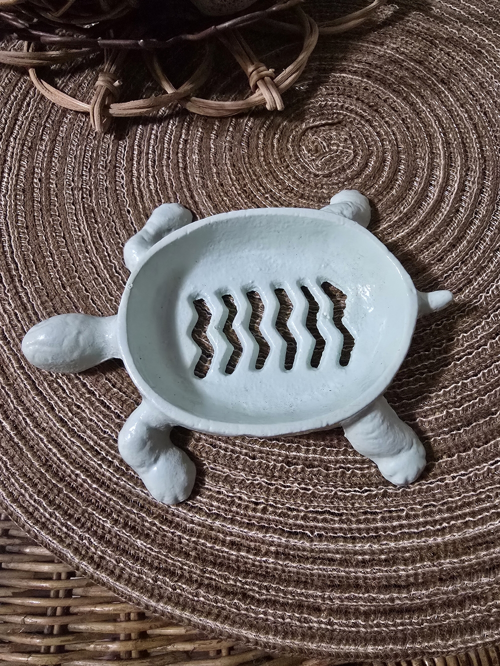Hobby Lobby Light Blue Turtle Soap Dish